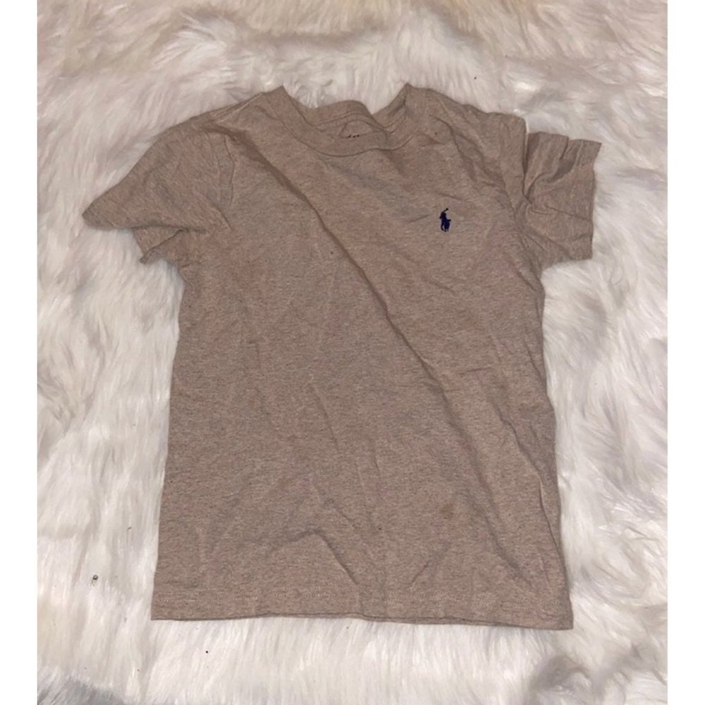 Oatmeal Ralph Lauren Polo Short Sleeve Tshirt